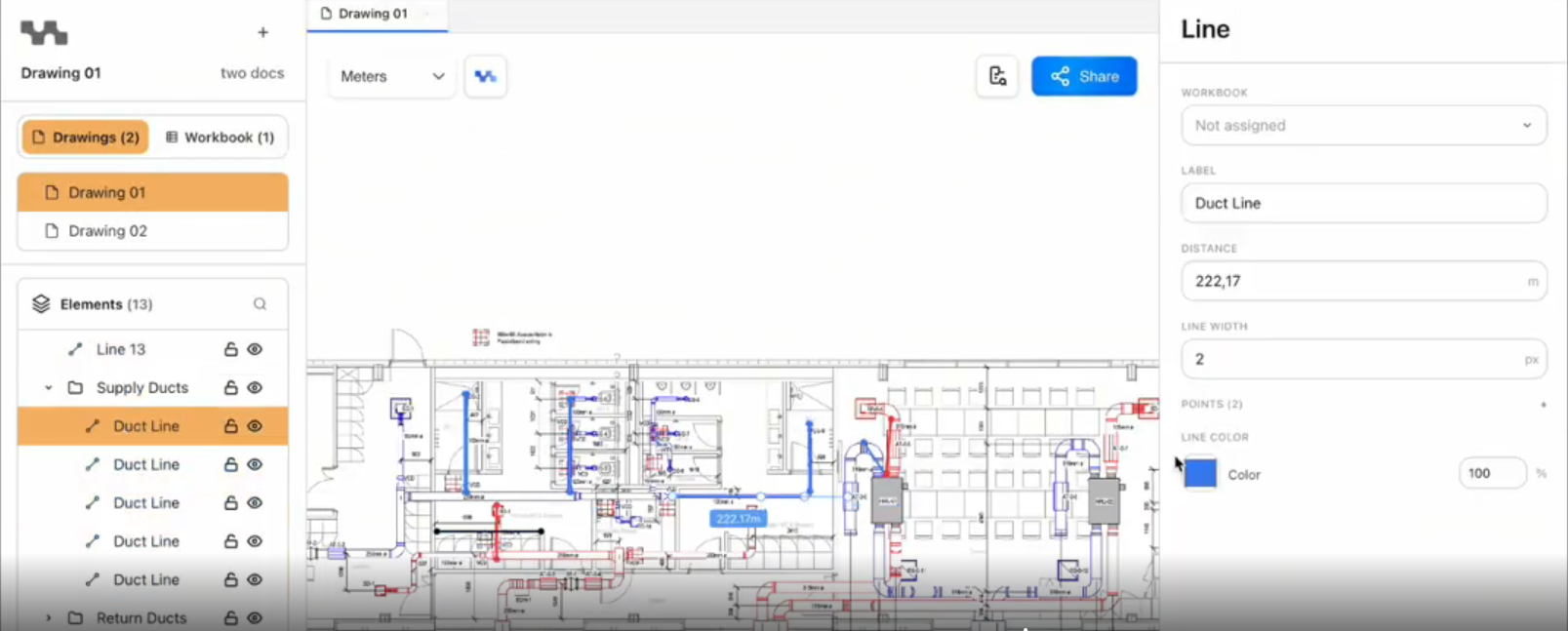 ductwork-blueprting drawgin
